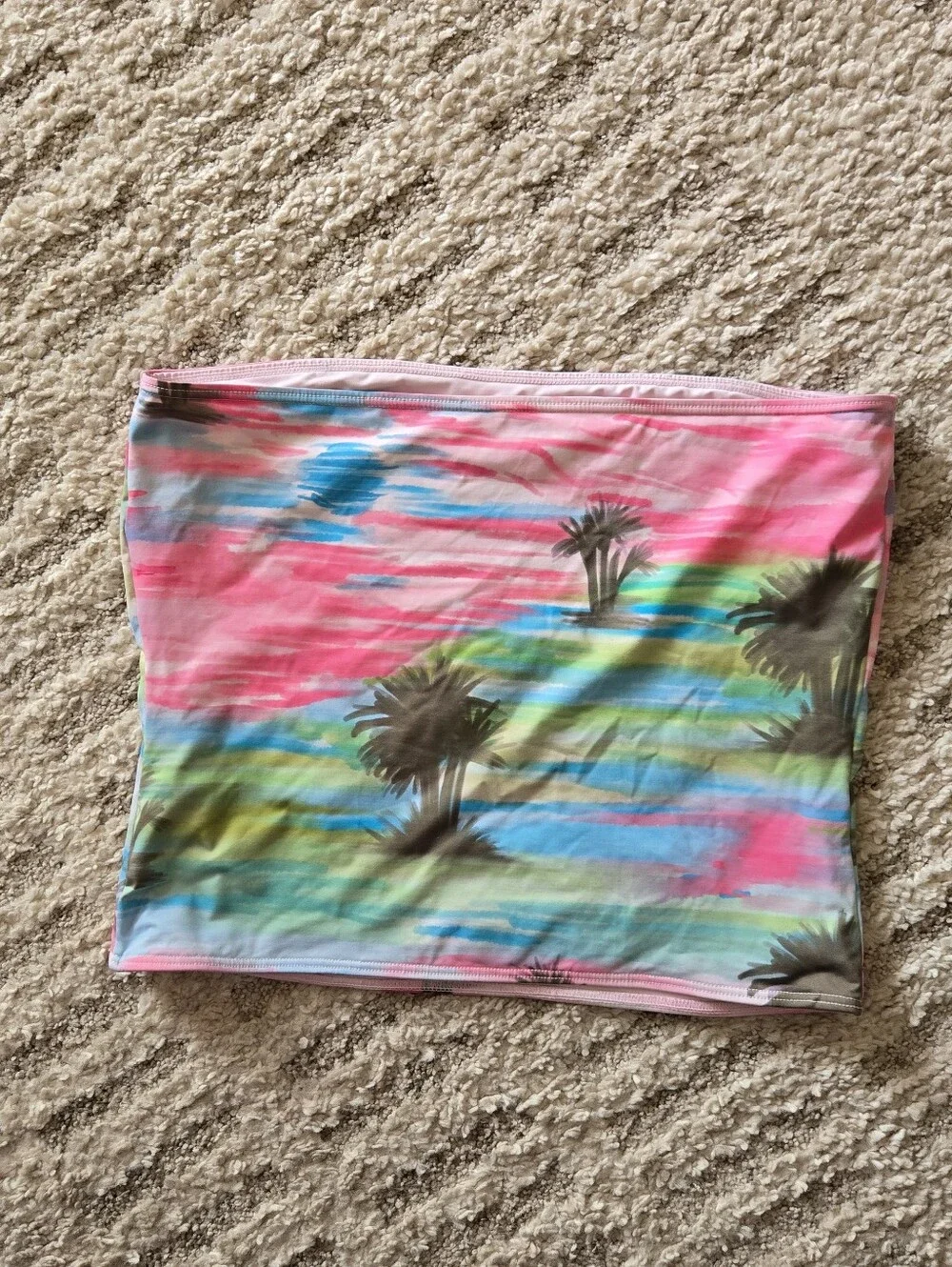 Frankie's Bikinis Peace Strapless Swim Top